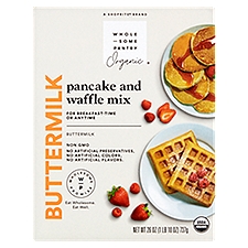 Wholesome Pantry Organic Pancake and Waffle Mix Buttermilk, 26 Ounce