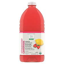 Wholesome Pantry Organic Strawberry, Lemonade, 64 Fluid ounce