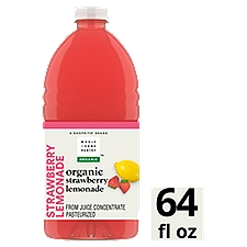 Wholesome Pantry Organic Strawberry Lemonade, 64 fl oz, 64 Fluid ounce