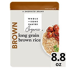 Wholesome Pantry Organic Long Grain Brown Rice, 8.8 oz, 8.8 Ounce