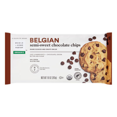 Wholesome Pantry Organic Belgian Semi-Sweet Chocolate Chips,10 oz