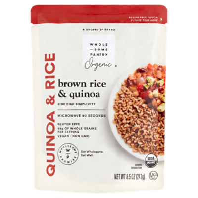 Wholesome Pantry Organic Brown Rice & Quinoa, 8.5 oz