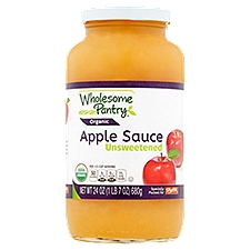 Wholesome Pantry Organic Unsweetened Apple Sauce, 24 oz
