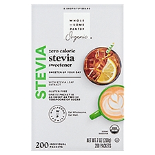 Wholesome Pantry Organic Zero Calorie Stevia, Sweetener, 200 Each