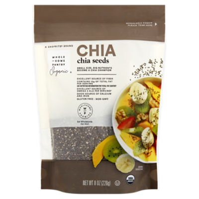 Wholesome Pantry Organic Chia Seeds, 8 oz