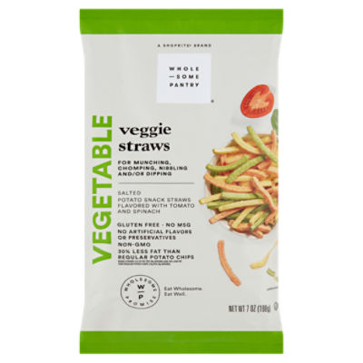 Wholesome Pantry Vegetable Veggie Straws, 7 oz, 7 Ounce