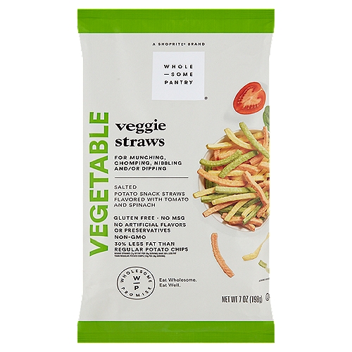 Wholesome Pantry Vegetable Veggie Straws, 7 oz