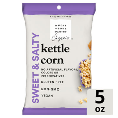 Wholesome Pantry Organic Sweet & Salty Kettle Corn, 5 oz, 5 Ounce