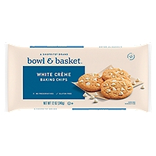 Bowl & Basket White Confectionery Baking Chips, 12 oz, 12 Ounce