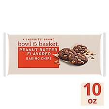 Bowl & Basket Peanut Butter Flavored Baking Chips, 10 oz, 10 Ounce