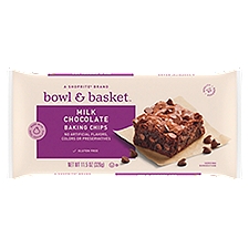 Bowl & Basket Baking Chips Milk Chocolate, 11.5 Ounce