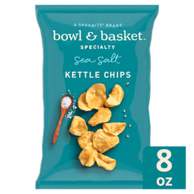Bowl & Basket Specialty Sea Salt Kettle Chips, 8 oz