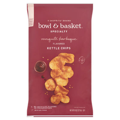 Bowl & Basket Specialty Mesquite Barbeque Flavored, Kettle Chip