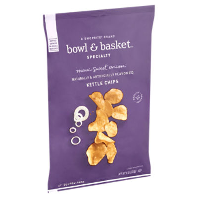 Bowl & Basket Specialty Maui Sweet Onion Kettle Chips, 8 oz