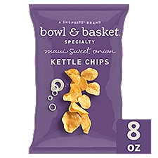 Bowl & Basket Specialty Maui Sweet Onion Kettle Chips, 8 oz, 8 Ounce