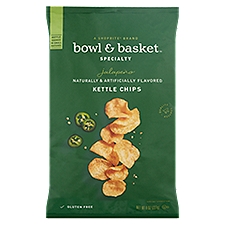 Bowl & Basket Specialty Kettle Chips Jalapeno, 8 Ounce