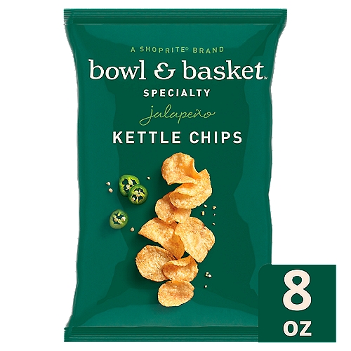 Bowl & Basket Specialty Jalapeño Kettle Chips, 8 oz