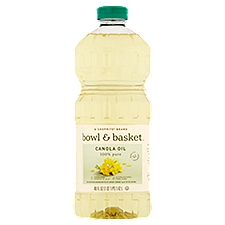 Bowl & Basket 100% Pure Canola Oil, 48 fl oz, 48 Fluid ounce