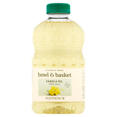 Bowl & Basket 100% Pure Canola Oil, 24 fl oz, 24 Fluid ounce