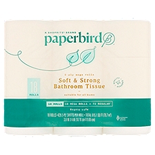 Paperbird Bathroom Tissue Roll Soft & Strong, 18 Each
