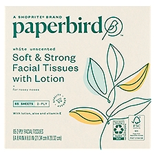 Paperbird Facial Tissues Soft & Strong with Lotion, 1 Each