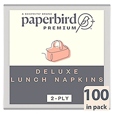 Paperbird Premium 2-Ply Deluxe Lunch Napkins, 100 count