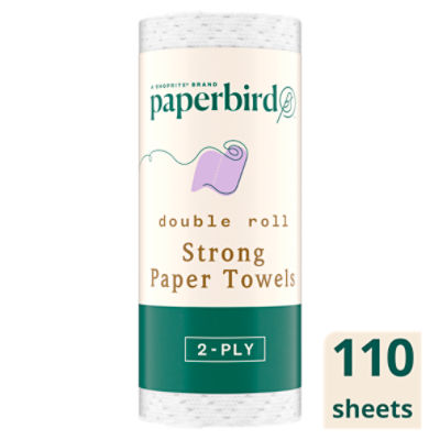 Paperbird Giant Roll Strong Paper Towels, 110 sheets per roll, 1 roll, 110 Each