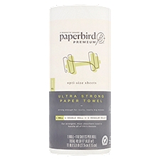 Paperbird Premium Ultra Strong 110 sheets per roll, Paper Towel, 1 Each