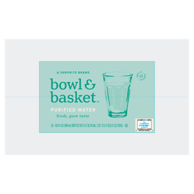 Bowl & Basket Purified Water, 16.9 fl oz, 35 count, 591.5 Fluid ounce