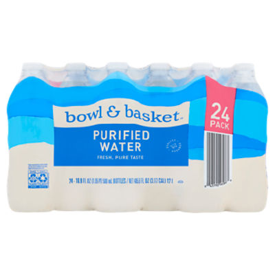 Bowl & Basket Purified Water, 24 ct