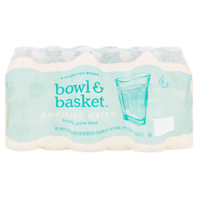 Bowl & Basket Purified Water, 16.9 fl oz, 24 count - The Fresh Grocer