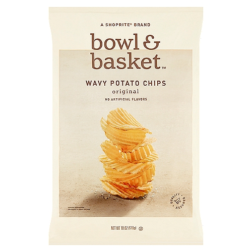 Bowl & Basket Original Wavy Potato Chips, 18 oz