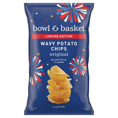 Bowl & Basket Original Wavy Potato Chips, 8 oz