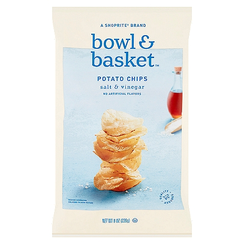Bowl & Basket Salt & Vinegar Potato Chips, 8 oz