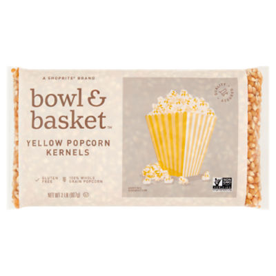 Bowl & Basket Yellow Popcorn Kernels, 2 lb, 2 Pound