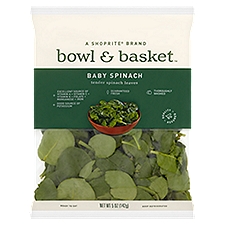Bowl & Basket Baby Spinach, 5 Ounce
