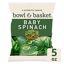 Bowl & Basket Baby Spinach, 5 oz, 5 Ounce