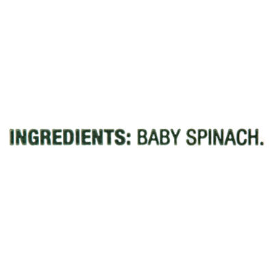 Bowl & Basket Baby Spinach, 5 oz