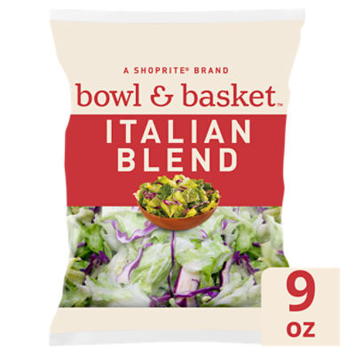 Bowl & Basket Crunchy Romaine Lettuce & Red Cabbage Italian Blend, 9 oz