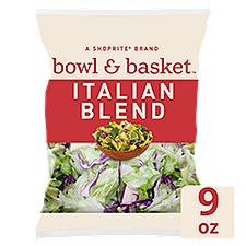 Bowl & Basket Crunchy Romaine Lettuce & Red Cabbage Italian Blend, 9 oz
