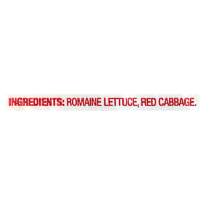 Bowl & Basket Crunchy Romaine Lettuce & Red Cabbage Italian Blend, 9 oz