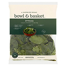 Bowl & Basket Spinach, 8 Ounce