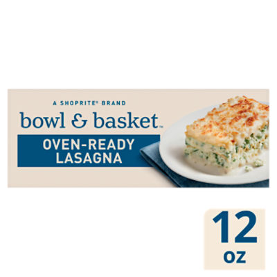 Bowl & Basket Oven-Ready Lasagna Pasta, 12 oz, 12 Ounce