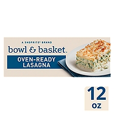 Bowl & Basket Pasta Oven-Ready Lasagna No. 210, 12 Ounce