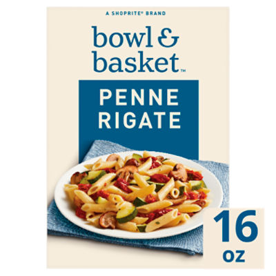 Bowl & Basket Penne Rigate Pasta, 16 oz, 16 Ounce