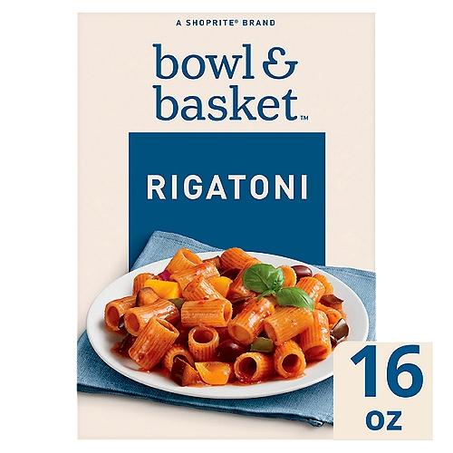 Bowl & Basket Rigatoni No. 27 Pasta, 16 oz
Enriched Macaroni Product