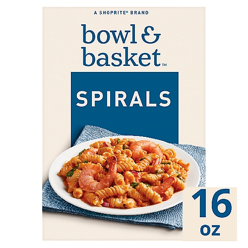 Bowl & Basket Spirals No. 88 Pasta, 16 oz
Enriched Macaroni Product