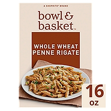 Bowl & Basket Whole Wheat Penne Rigate Pasta, 16 oz, 16 Ounce
