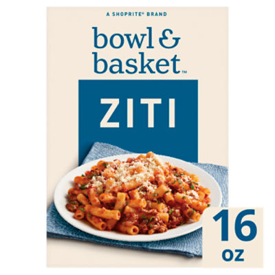 Bowl & Basket Ziti Pasta, 16 oz, 16 Ounce