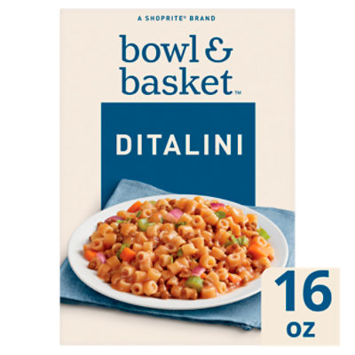 Bowl & Basket Ditalini Pasta, 16 oz, 16 Ounce